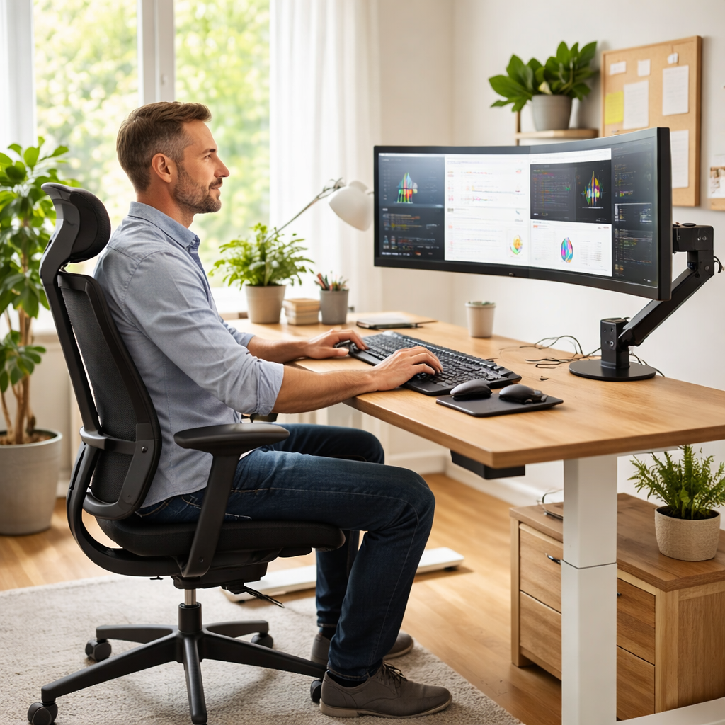 Kit poste de travail ergonomique complet