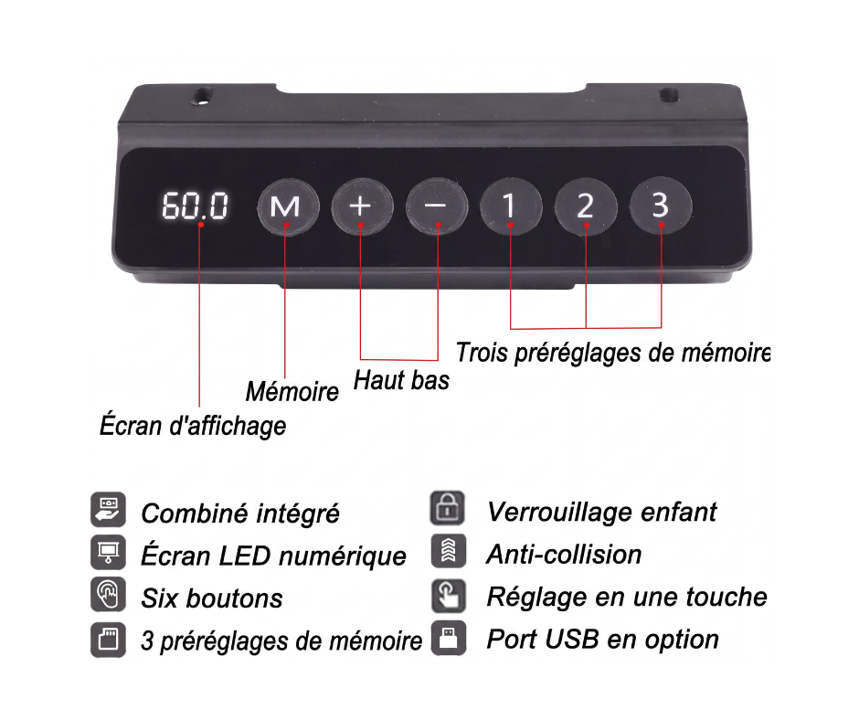 Bureau Assis-Debout Électrique angle – Confort et Ergonomie au Quotidien
