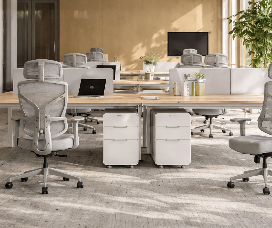 Fauteuil ergonomique avec accoudoirs réglables – Confort intensif & prévention TMS