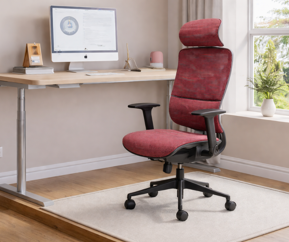 Fauteuil ergonomique avec accoudoirs réglables – Confort intensif & prévention TMS