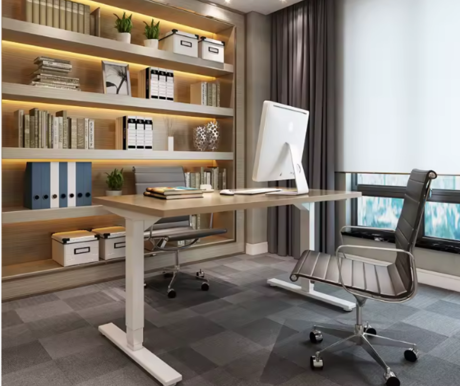 Bureau Assis-Debout Électrique Double Moteur – Ergonomie & Performance