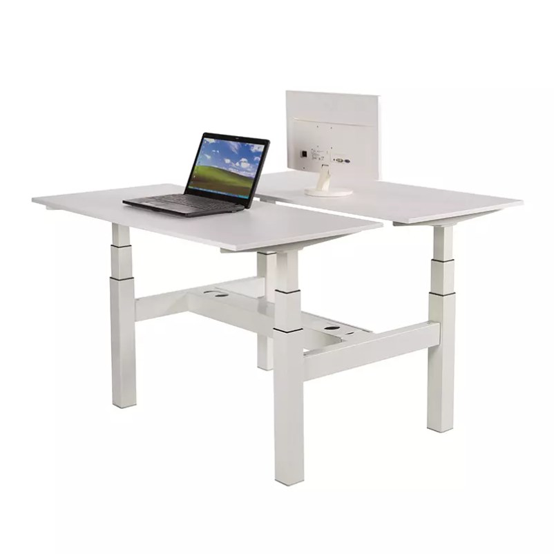 bureau assis-debout électrique double poste